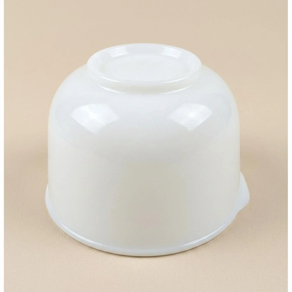 Vintage Glasbake Mixing Bowl Made for Sunbeam, Milk Glass, 20CJ, 6.5